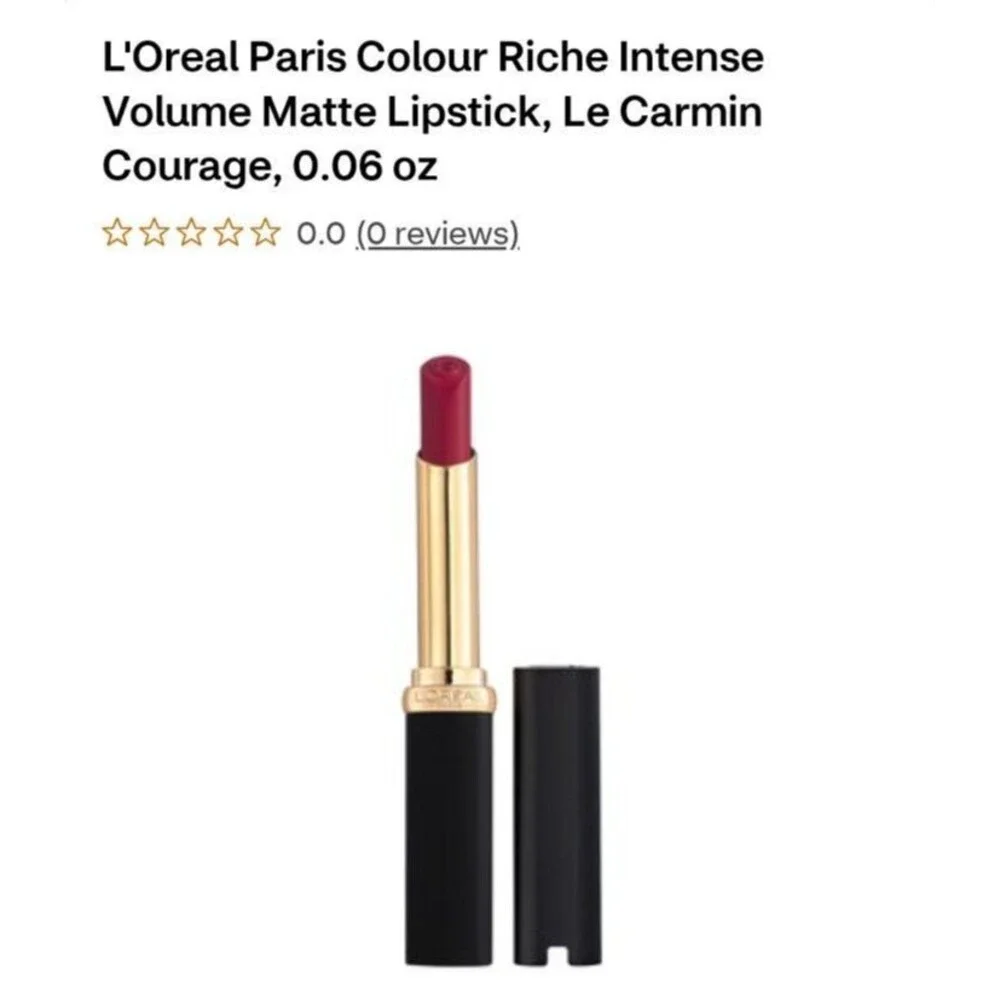 (Set of 2) L'Oreal Infallible Gloss Plump Lip Gloss & Matte Lipstick -Ruby Sheer - Picture 8 of 8